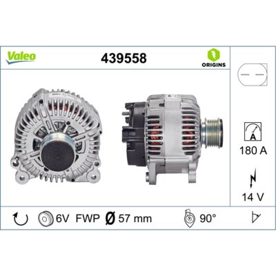 VALEO Alternateur NEW ORIGINAL PART 439558 