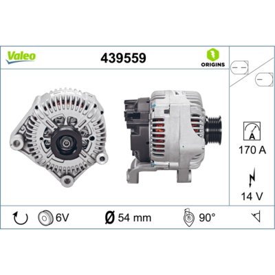 VALEO Alternateur NEW ORIGINAL PART 439559 