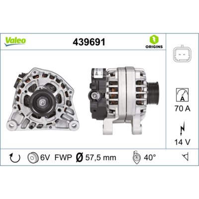 VALEO Alternateur NEW ORIGINAL PART 439691 