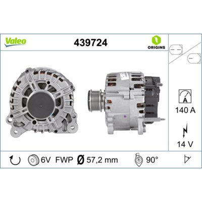 VALEO Alternateur NEW ORIGINAL PART 439724 