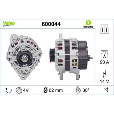 VALEO Alternateur NEW ORIGINAL PART 600044 