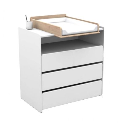 ALTOBUY  Bodhi White - Pack Commode + Table &agrave; Langer
