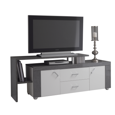 ALTOBUY  - Luna - Meuble TV avec plateau