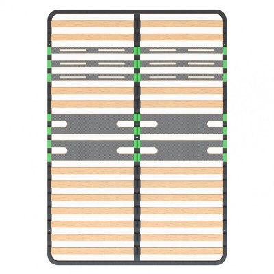 ALTOBUY ALTOZONE - Sommier 2x16 Lattes 120x190cm - 