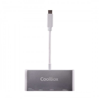 COOLBOX ALU3-C-PD - Concentrateur (hub) - 3 x SuperSpeed USB 3.0 - de bureau