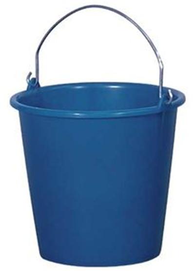 ALUMINIUM ET PLASTIQUE ALUMINIUM ET PLASTIQ Seau m&eacute;nage 10 L, gradu&eacute; Bleu
