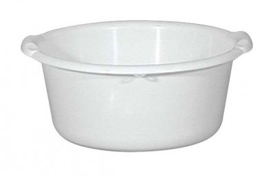 ALUMINIUM ET PLASTIQUE  - Bassine ronde 14 l - blanc