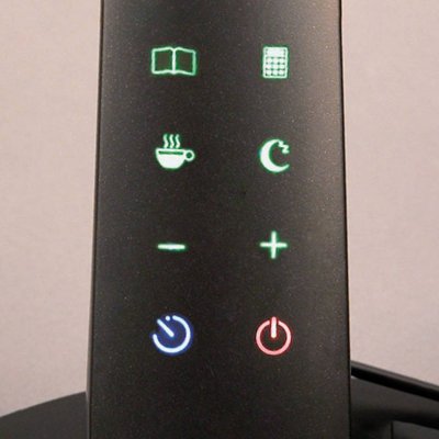 ALUMINOR  ZIG N Lampe de Bureau LED, M&eacute;tal/ABS, Int&eacute;gr&eacute;, 10 W, Noir