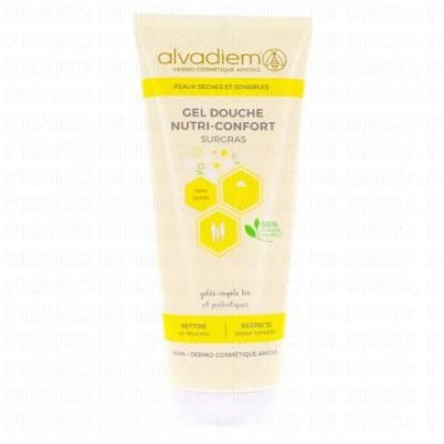ALVADIEM  Gel Douche Nutri-Confort Surgras 200 ml - Tube 200 ml