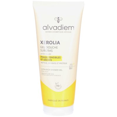 ALVADIEM  Xerolia Gel Douche Surgras &agrave; la gel&eacute;e royale - 400ml