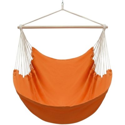 AMANKA  XXL Si&egrave;ge Suspendu en Toile 185x130cm hamac pour s'asseoir Orange