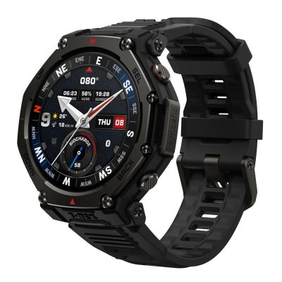 AMAZFIT  T-Rex 3 Pro GPS, Boitier noir de 44 mm et bracelet noir - Neuf