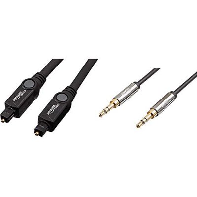 AMAZON BASICS  C&acirc;ble optique audio num&eacute;rique TOSLINK 3&nbsp;m, Noir