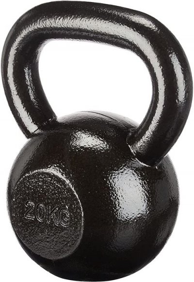 GENERIQUE Amazon Basics Kettlebell en fonte 10&nbsp;kg, Noir