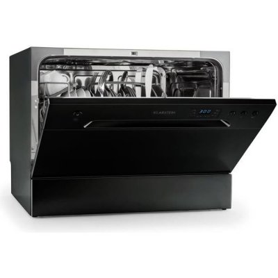 KLARSTEIN Amazonia 6 mini lave-vaisselle 1380w 6 couverts+ 49 db noir - classe f