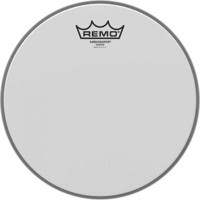 REMO Ambassador sabl&eacute;e 10'' - Peau Tom et caisse claire