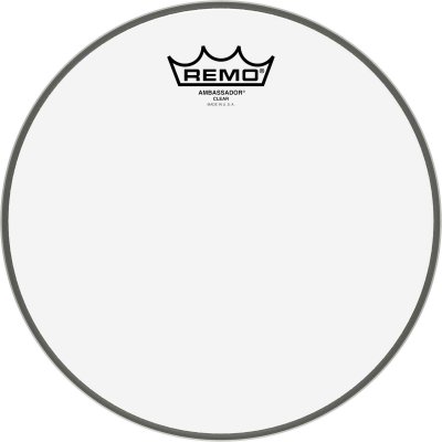 REMO Ambassador Transparente 10'' - Peau tom et caisse claire - BA-0310-00