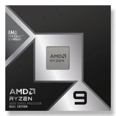 AMD  Ryzen 9 9950X3D2 Dual Edition processeur 4,3 GHz 192 Mo L3 Plateau