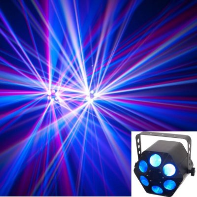 ADJ American DJ Quad Phase HP Effet de lumi&egrave;re QUAD LED DMX 15