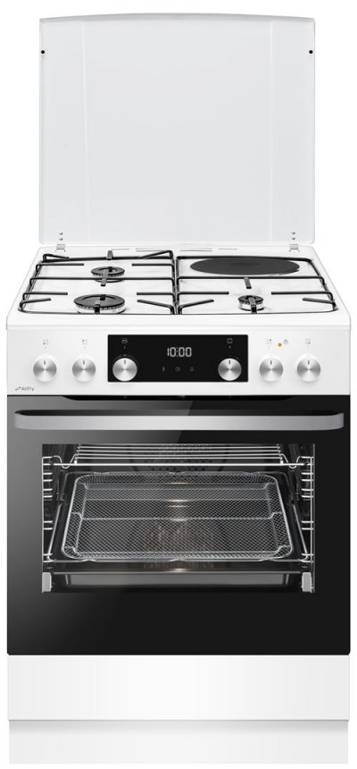 AMICA  - cuisini&egrave;re mixte 77l 4 feux blanc acm7037rb - ACM7037RB