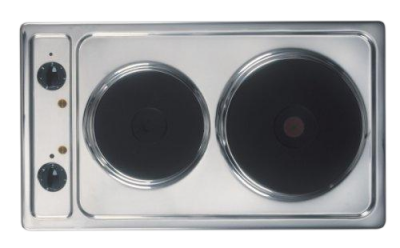 AMICA  Plaque de cuisson s&eacute;par&eacute;e KME 13135 E Noir, Acier inoxydable Int&eacute;gr&eacute; Plaque scell&eacute;e
