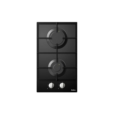AMICA  - Table domino gaz 30cm 4000w noir ag2620n - noir