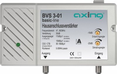 Amplificateur de raccordement d'immeuble BVS 3-01