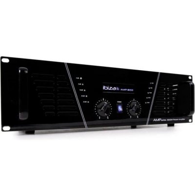 IBIZA SOUND Amplificateur de sonorisation 2 x 600w -  amp800