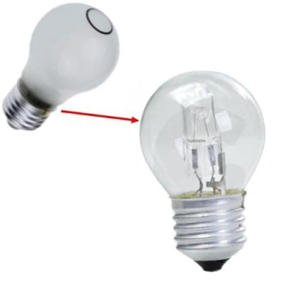 WHIRLPOOL Ampoule 250v 40w e27 pour r&eacute;frig&eacute;rateur americain - 480132100815