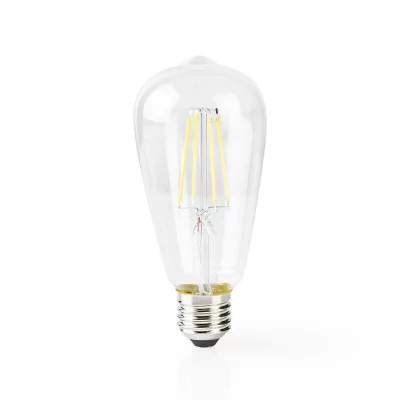 NEDIS Ampoule &agrave; filament led intelligente wi-fi e27 st64 5 w 500 lm
