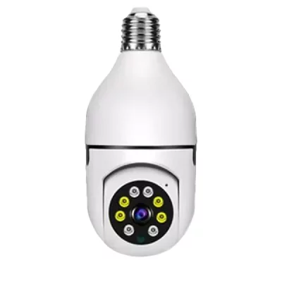 GENERIQUE Ampoule Cam&eacute;ra WiFi Surveillance Vision 355&deg; Nocturne