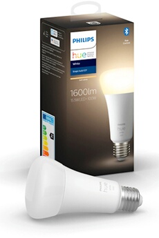 PHILIPS HUE Ampoule connect&eacute;e  White ampoule E27 100W