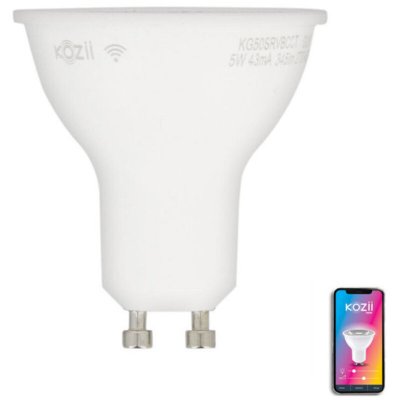 KOZII Ampoule Connectee Smd Gu10 345lm Spot Rvb+Cct