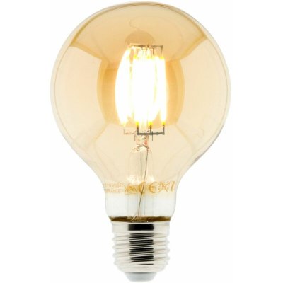 ELEXITY Ampoule D&eacute;co filament LED ambr&eacute;e 6W E27 720lm 2500K - Standard 