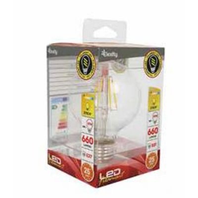 ELEXITY Ampoule D&eacute;co filament LED Globe 6W E27 810lm 2700K (blanc chaud) 