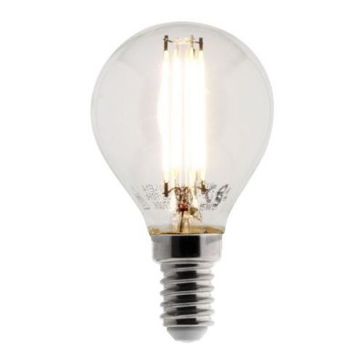 ZENITECH Ampoule D&eacute;co filament LED Sph&eacute;rique 4W E14 470lm 2700K (blanc chaud)