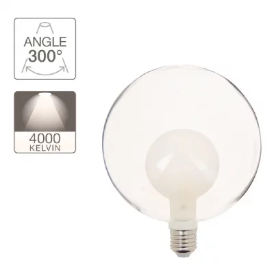 XANLITE Ampoule Filament LED double verre globe, culot E27, 180 Lumens