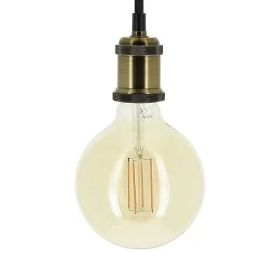 XANLITE Ampoule Filament LED G125, culot E27, 600 Lumens