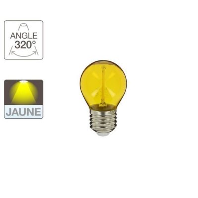 XANLITE Ampoule Filament LED P45. culot E27. equivalence N.C. lumi&egrave;re jaune