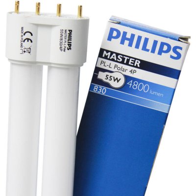 PHILIPS Ampoule Fluocompacte  - Master Pl-L - 4P - 2G11 - 55W - 3000K
