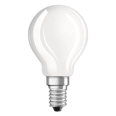 OSRAM Ampoule goutte LED E14 4&nbsp;W 827 mat&eacute; x2