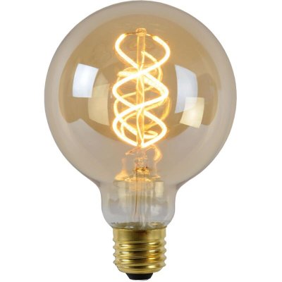 LUCIDE Ampoule LED E27 - 5W - 260lm - 2200K - Ambre filament - Dimmable