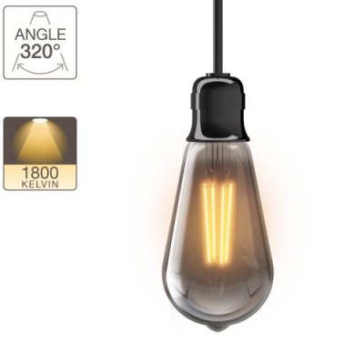 XANLITE Ampoule LED E27 ST64 IP20 230lm 3W 25W  blanc chaud
