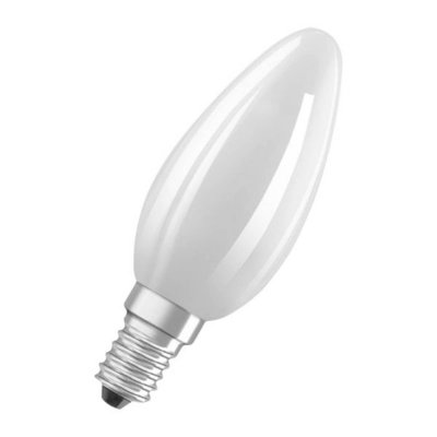 OSRAM Ampoule led flamme verre d&eacute;poli - 6,5 w 60 w - e14 - blanc chaud