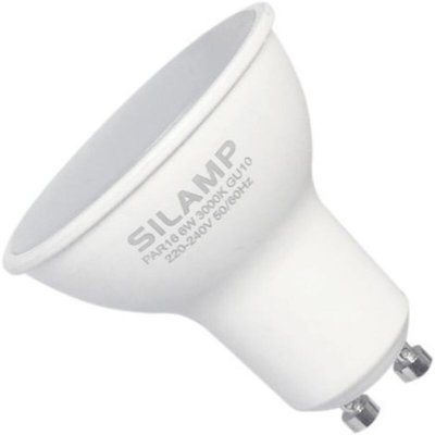 SILAMP Ampoule LED GU10 8W 220V - Blanc Chaud 2300K - 3500K - 