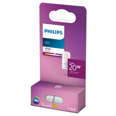 PHILIPS Ampoule LED GU4 capsule 215lm 1.8W = 20W IP20 blanc neutre 