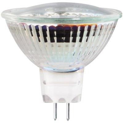 XAVAX Ampoule led, gu5.3, 350lm remp. 35w, amp. R&eacute;fl. Mr16, bl. Chd., verre