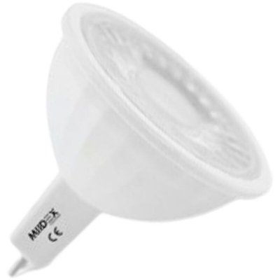 MIIDEX LIGHTING Ampoule LED GU5.3 - 6W 75&deg; Dimmable blanc-chaud-2700k - dimmable