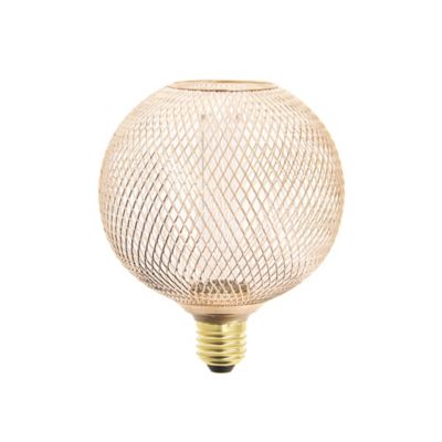 XANLITE Ampoule LED holograme cage cuivre IP20 E27 150lm blanc chaud 