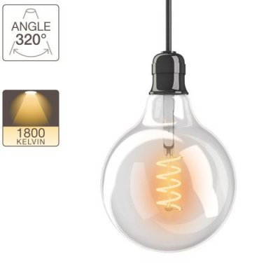 XANLITE Ampoule LED mug verre ambr&eacute; E27
